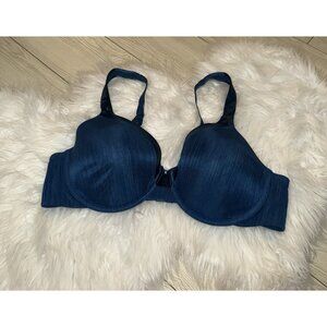 Vanity Fair 76338 Illumination Full Figure Bra Lined Underwire Womens 40C Blue